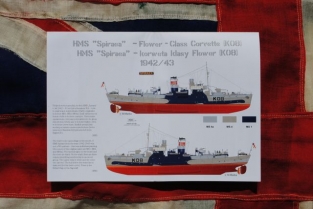 Mirage 350803 HMS SPIRAEA K08 Flower-Class Corvette